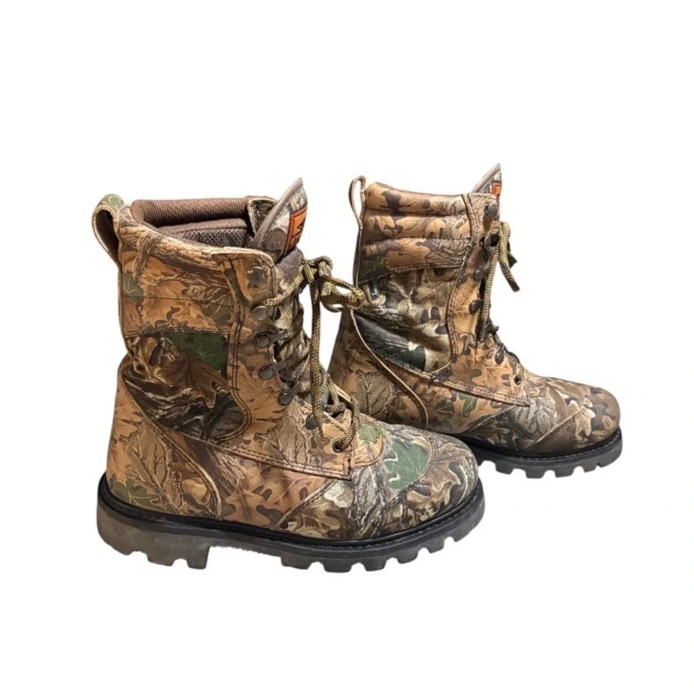 Irish Setter Hunting Boots Mens 8.5 D Camo Thinsulate Vibram 894